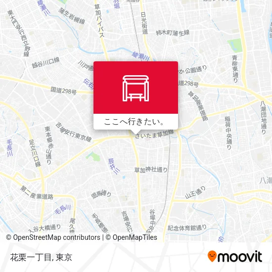 花栗一丁目地図