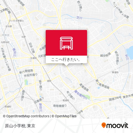 原山小学校地図
