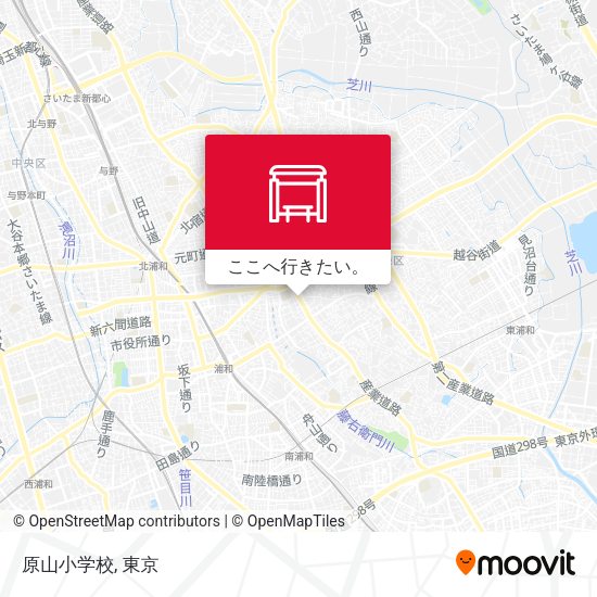 原山小学校地図