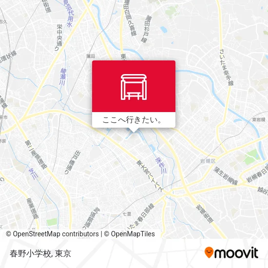 春野小学校地図