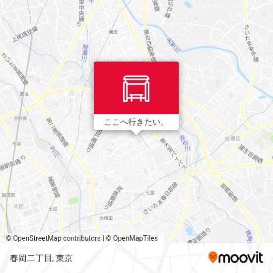 春岡二丁目地図