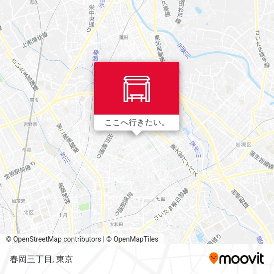 春岡三丁目地図