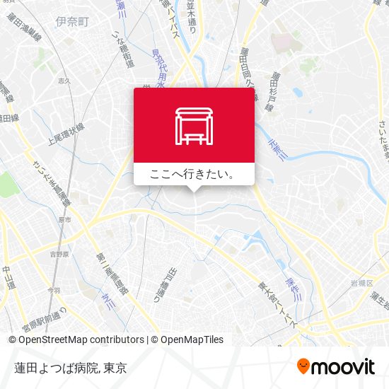 蓮田よつば病院地図