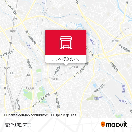 蓮沼住宅地図