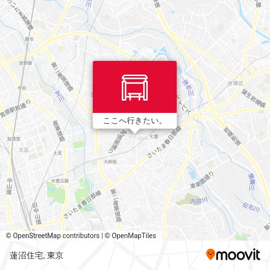 蓮沼住宅地図