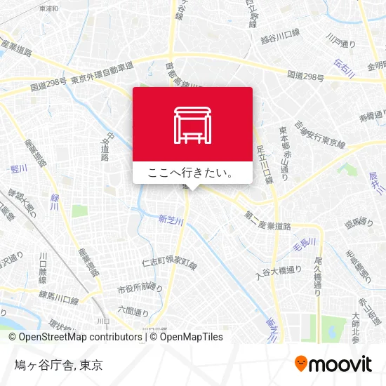 鳩ヶ谷庁舎地図