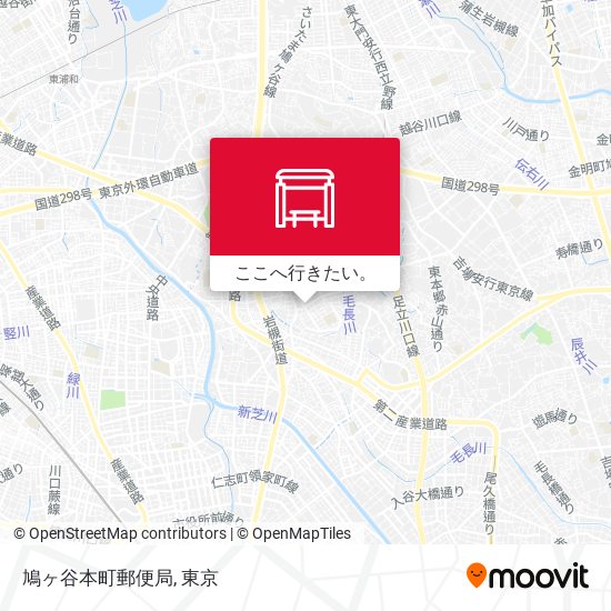 鳩ヶ谷本町郵便局地図
