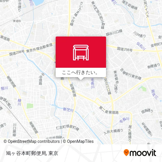 鳩ヶ谷本町郵便局地図