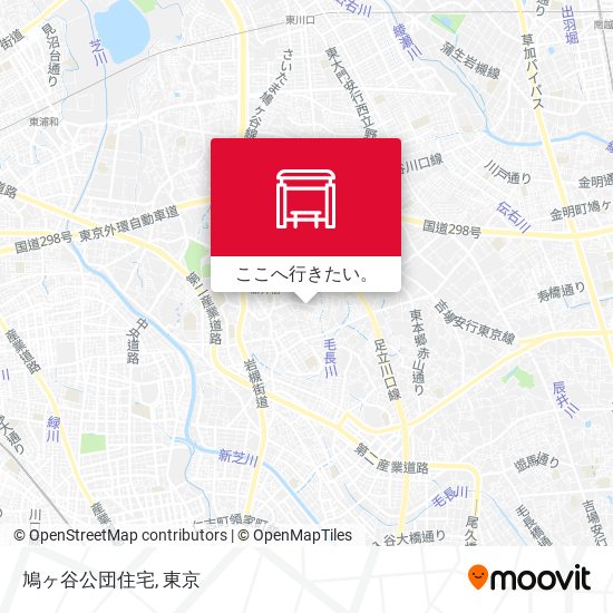 鳩ヶ谷公団住宅地図