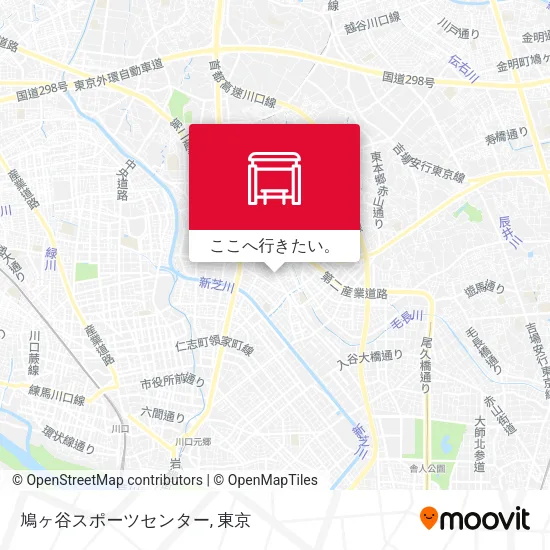 鳩ヶ谷スポーツセンター地図