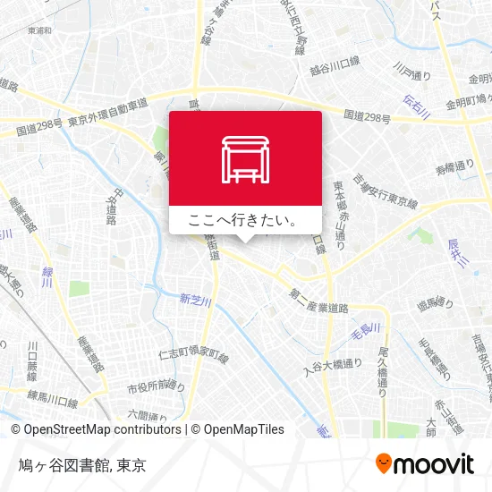 鳩ヶ谷図書館地図
