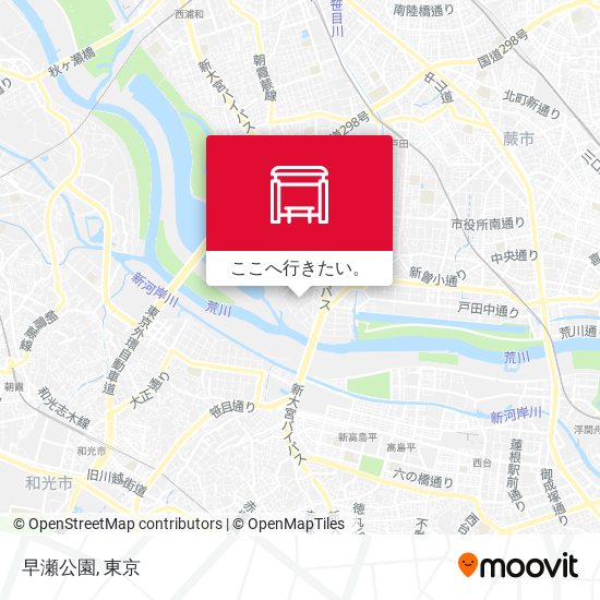 早瀬公園地図