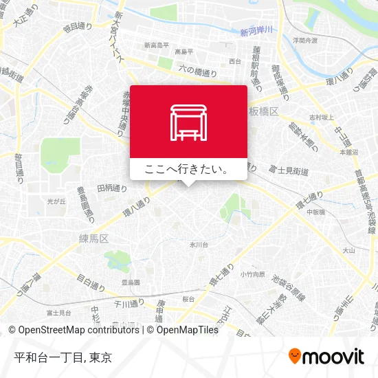 平和台一丁目地図