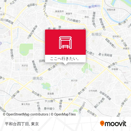 平和台四丁目地図