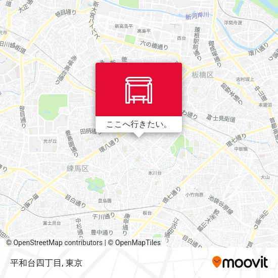 平和台四丁目地図