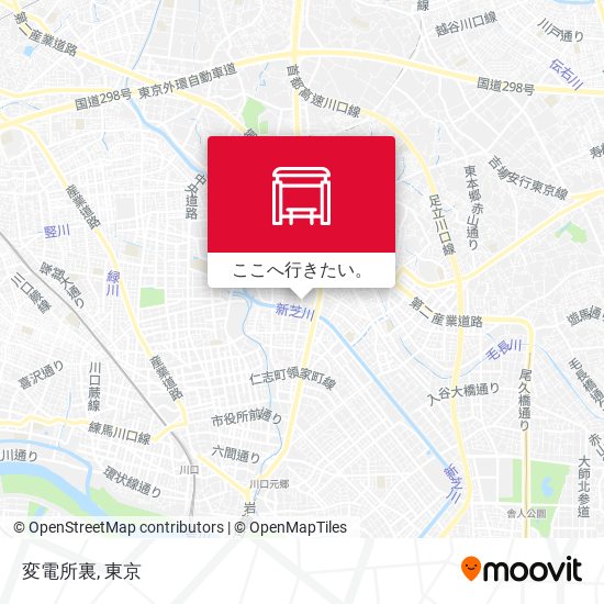 変電所裏地図