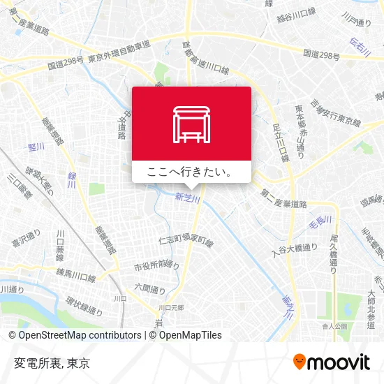 変電所裏地図