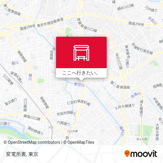 変電所裏地図