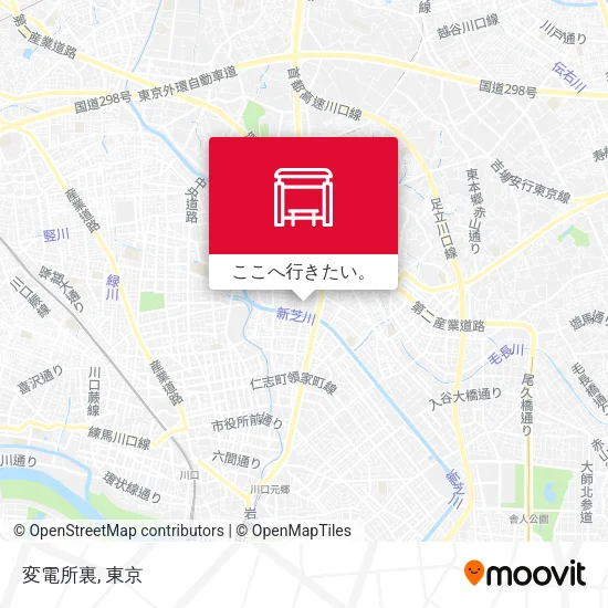 変電所裏地図