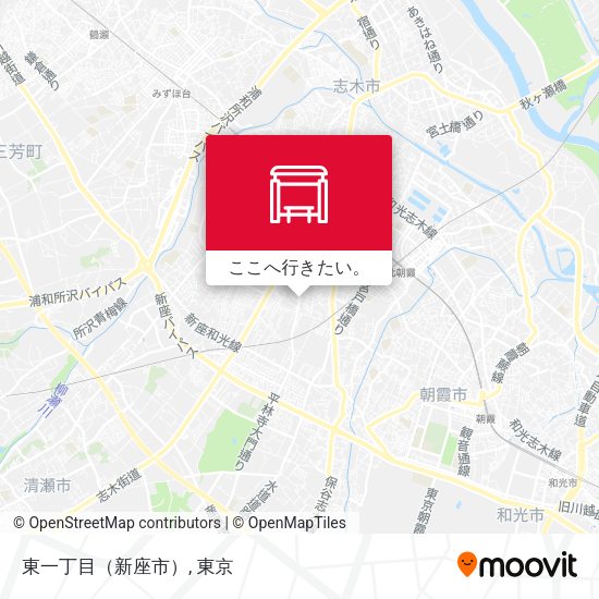 東一丁目（新座市）地図