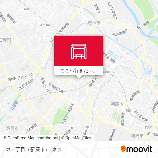 東一丁目（新座市）地図