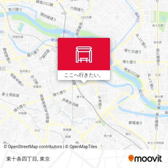 東十条四丁目地図