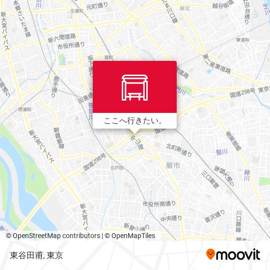 東谷田甫地図