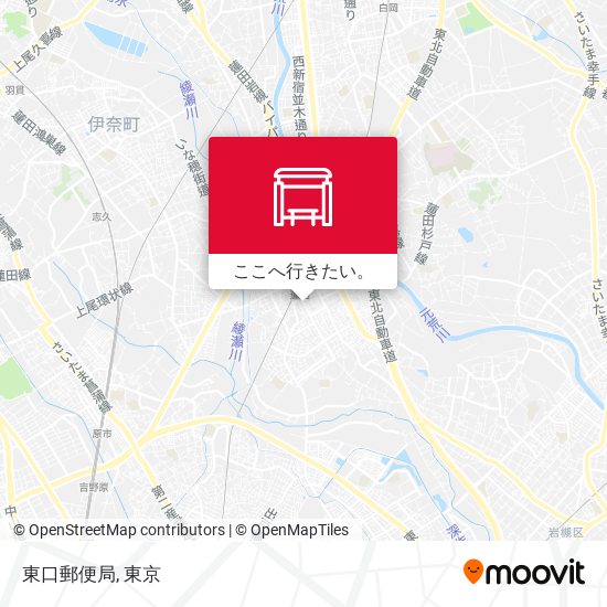 東口郵便局地図