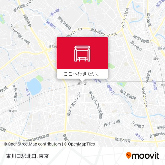 東川口駅北口地図
