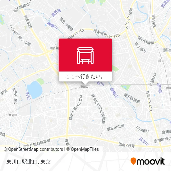 東川口駅北口地図