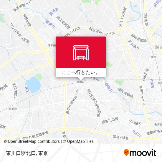 東川口駅北口地図