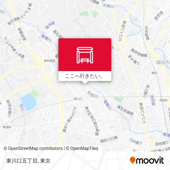 東川口五丁目地図