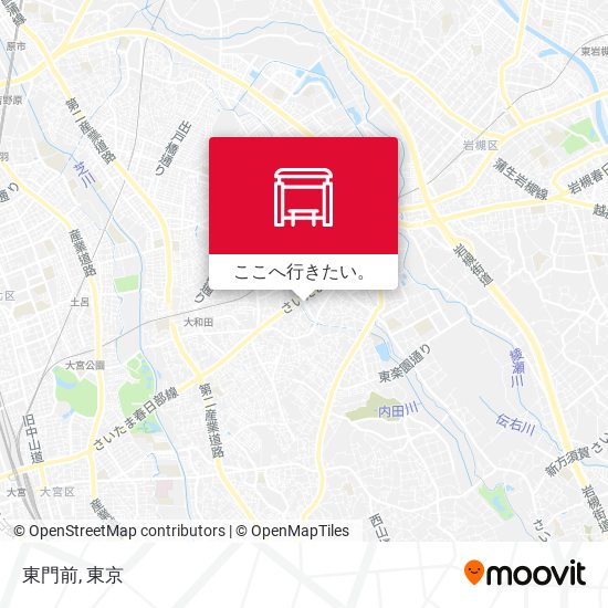 東門前地図