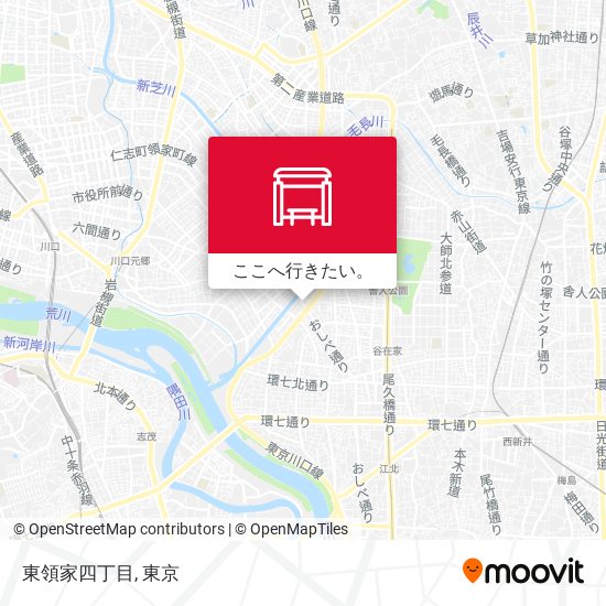 東領家四丁目地図