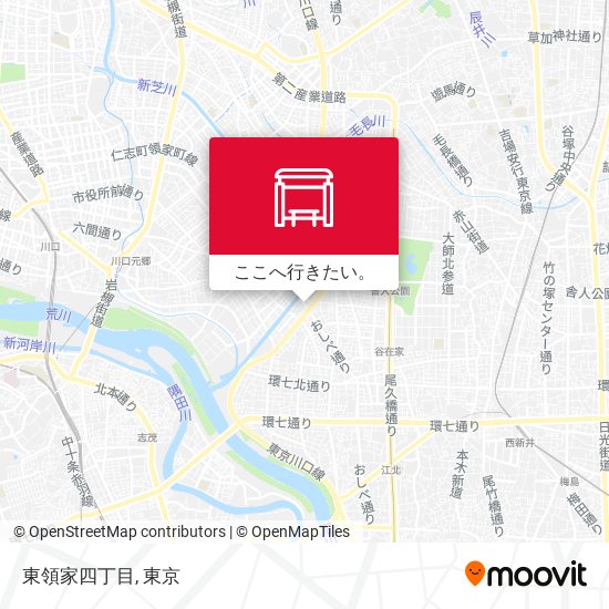 東領家四丁目地図