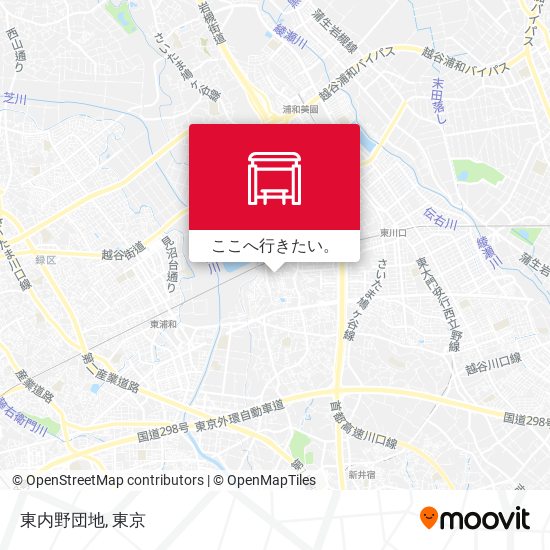東内野団地地図
