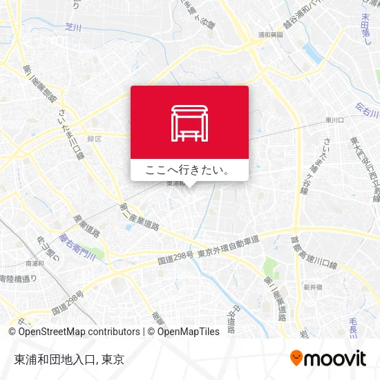 東浦和団地入口地図