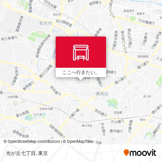 光が丘七丁目地図