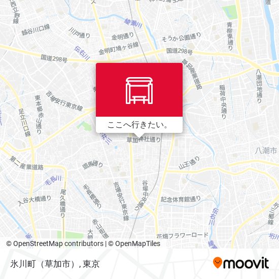 氷川町（草加市）地図