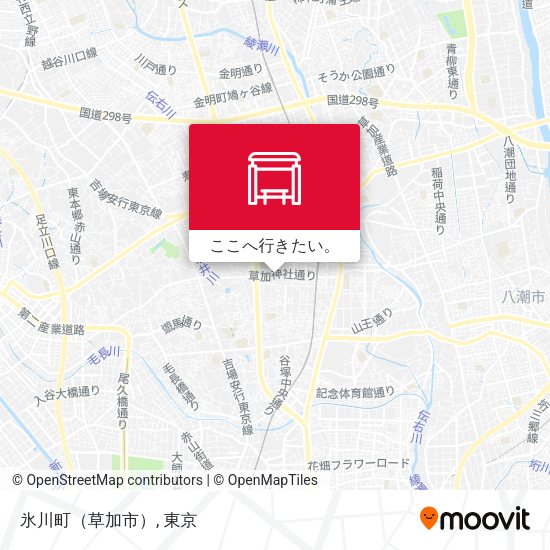 氷川町（草加市）地図