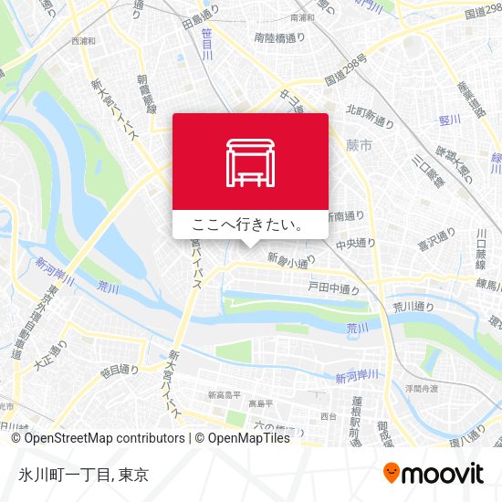 氷川町一丁目地図
