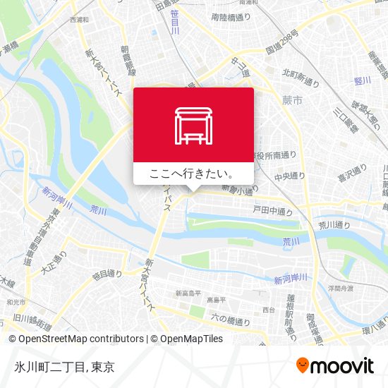 氷川町二丁目地図