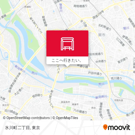 氷川町二丁目地図