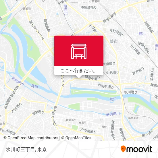 氷川町三丁目地図