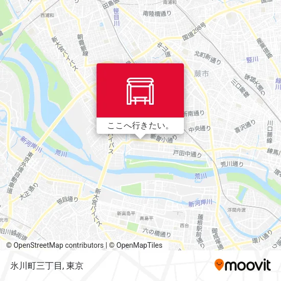 氷川町三丁目地図