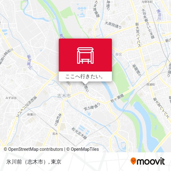 氷川前（志木市）地図