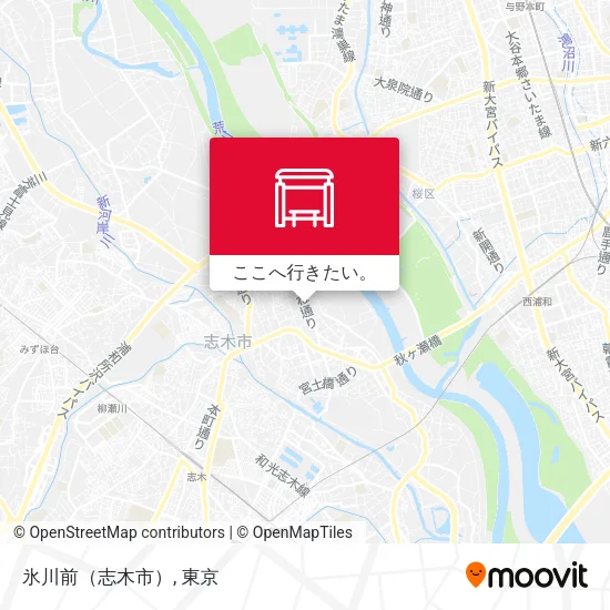 氷川前（志木市）地図