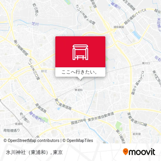氷川神社（東浦和）地図