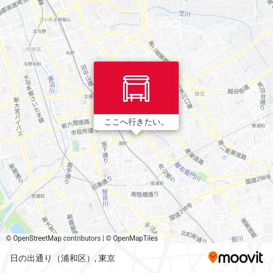 日の出通り（浦和区）地図