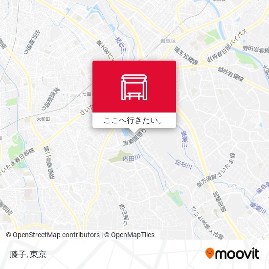 膝子地図